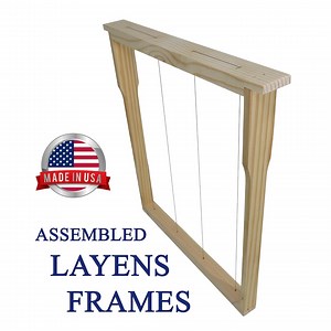 Assembled Layens Beehive Frames: Solid Wood, Wired - Natural Beekeeping - Etsy