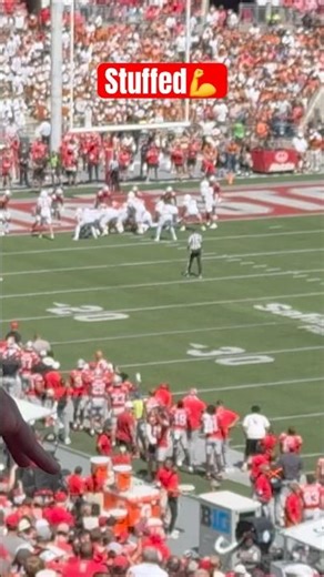 4th Down Stop 💪#collegefootball #cfb #ohiostate #buckeyes #texas #bigten #sec #osu