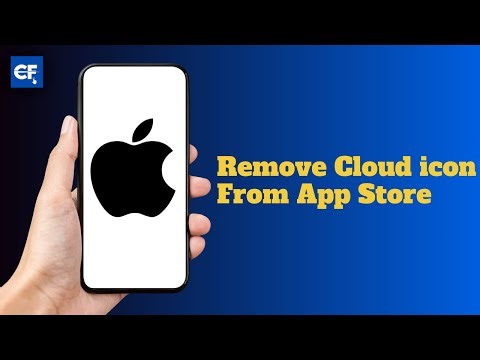 How to Remove Cloud icon on Apps from App Store