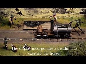 Model of William Brunton's locomotive