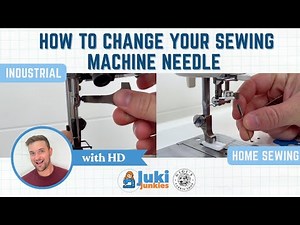 How to Install Sewing Machine Needles Correctly (Home & Industrial Machines)