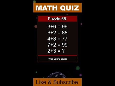 Math Quiz Live: Find the pattern and solve the question! #smartquiz #mathquiz #shortquiz