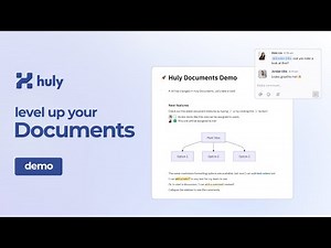 Huly Documents | Open-source knowledge management