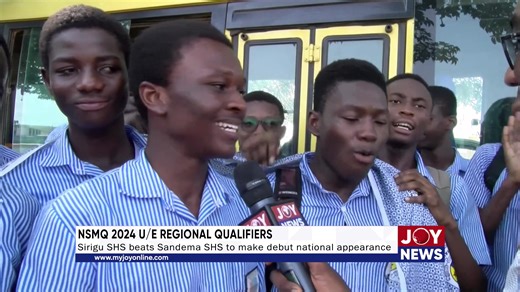 23K views · 515 reactions | NSMQ 2024 U/E Regional Qualifiers: Sirigu SHS beats Sandema SHS to make debut national appearance. #JoyNews | JoyNews | Facebook