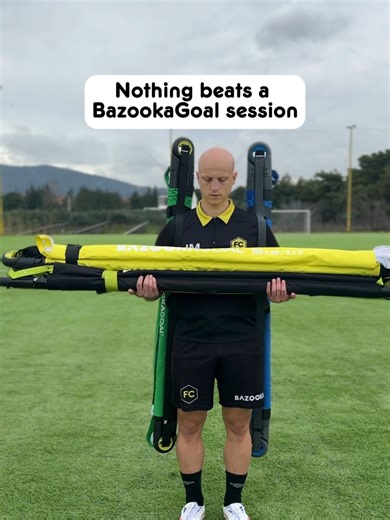 Nothing beats a BazookaGoal session 🌈🥅 #bazookagoal #minigoal #smallsidedgames #footbal #training