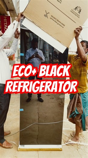 Eco+ pure black colour glass door refrigerator | ইকোপ্লাস নতুন মডেলের ফ্রিজ | eco+ fridge 2026