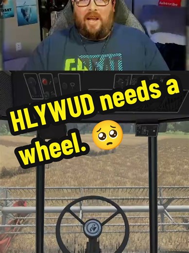 A wheel would make the experience that much more immersive!! #farmingsimulator25 #fs25 #farmingsimulator #wheel ##gamingsetup #gaming #simwheel #wishlist
