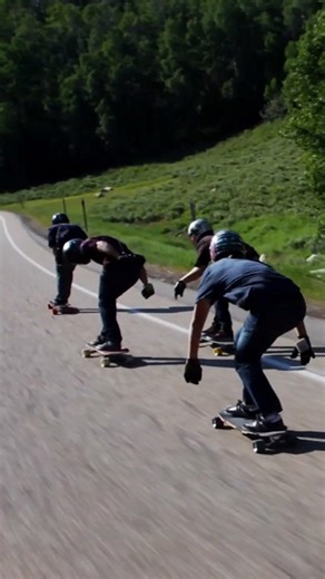 Pushing a longboard to extreme speed