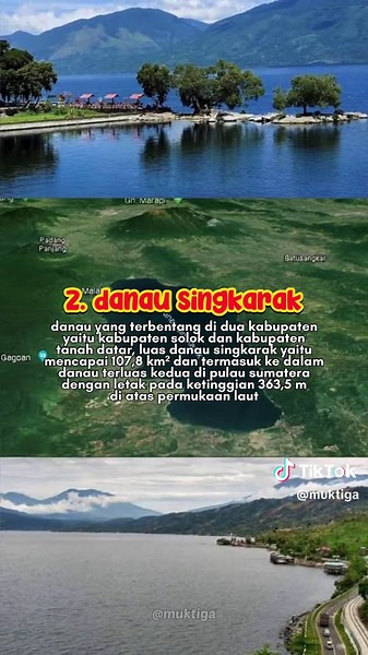 5 Danau yang Berada di Sumatera Barat