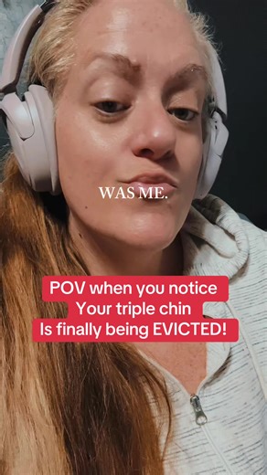 POV when you finally notice that your triple chin is being evicted… I’m so excited! Body dysmorphia is a real thing. I’ve lost about 65lbs since 7/1/2025…. I haven’t felt much difference until I put on clothes I wore 6 months ago my mind is finally catching up to my body :) #weightloss #joy #selflovejourney #fyp #grateful