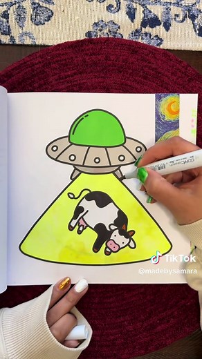 Coloring with Copic markers continues! Let me know what you think👇🏽! #satisfying #fyp #coloring #craftok #wow
