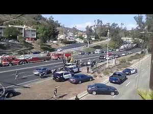 LAPD Police Officer Down on 110 Freeway