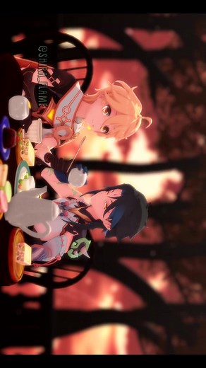 thanks for 20k ♥️ #mmd #xiao #aether #genshinimpact #ship #xiaoxaether | aether x xiao