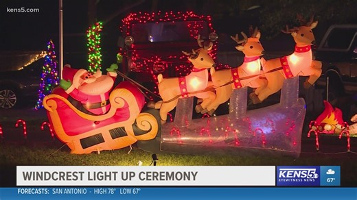Annual Windcrest 'Light Up' event kicks off merry and bright
