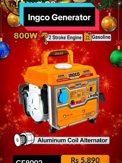 Ingco Generator Promotions for New Year Beach Party