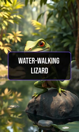 Discover the real basilisk! #basilisk #funfact #nature