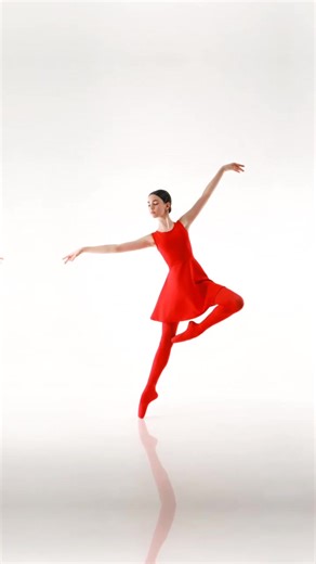 Ballet Performance by Dancers in Studio Setting