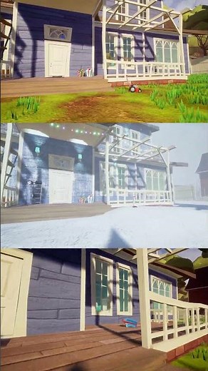 FrostbearBlizzard // Christmas Fredbear Mod (Hello Neighbor) // Normal, Christmas, Halloween #shorts