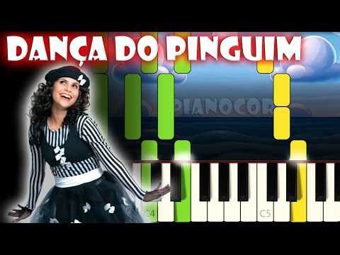 Dança do Pinguim - Aline Barros | Tutorial de Piano | Karaoke