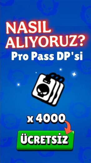 HOW TO GET 4000 x PRO DP FOR FREE! #brawlstars #shorts #prodp
