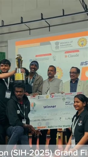 Vidyavardhaka College of Engg on Instagram: "Overall Glimpse of Smart India Hackathon 2025 – Grand Finale held @vvceofficial We proudly celebrate the outstanding achievements of innovators at SIH 2025. Winners: ArcNet – AI-powered Smart Attendance & Performance Monitoring System for Higher Education Institutions VIDYA Academy of Science & Technology, Thrissur, Kerala – Winner Team Gradus – Blockchain-based Secure Academic Records Management & Verification Platform BRACT Vishwakarma Institute of
