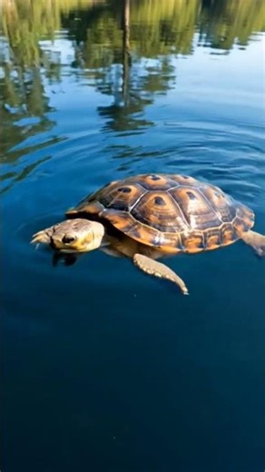 The tortoise walking video