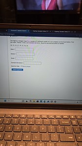 The highway mileage (in mpg) for a sample of 8 different models... | Filo