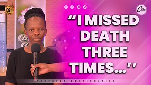 17K views · 1.5K reactions | “I MISSED DEATH THREE TIMES…’’ | Prophecy Confirmation “…This spirit did not only affect me but it had dug its fangs in my family as well; two of my relatives were found hanging on a tree…!” Watch this prophecy confirmation of a woman who was face to face with death 3 times and escaped it. | Prophet Cedric Ministries | Facebook