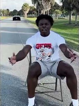 ishowspeed falls off chair #edit #trending #ishowspeed #viral