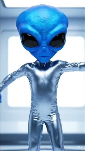 A small alien with clothes dance #story #funny #dance #cartoon