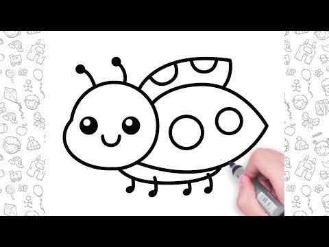 How to Draw a Cute Ladybug Step by Step