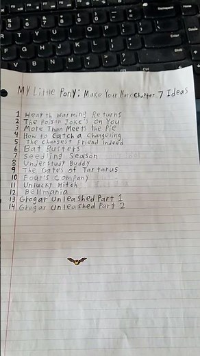 A Sneak Peek of a Chapter 7 Idea for My Little Pony Make Your Mark