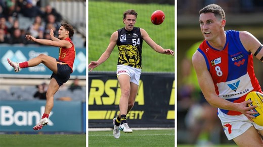 AFL: Eagle Jake Waterman dislocates his shoulder against Adelaide.