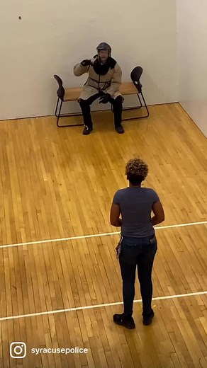 10K views · 142 reactions | REALITY BASED TRAINING‼️ This week, members of our citizens academy were put through real-life scenarios where officers are forced to use their weapons, learning how crucial reaction time is when facing situations where their life is in danger. #syracusepolice #communitypolicing #realitybasedtraining | Syracuse Police Department | Facebook