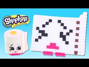 Shopkins Challenge - Leafy - How To Make DIY Shopkins Crafts out of Perler Beads with DCTC