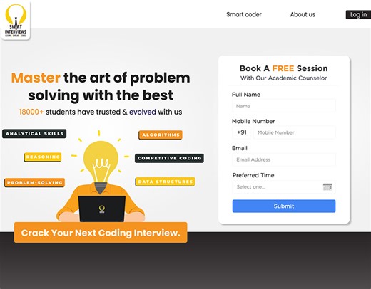 Animated-Hero-Section-Design-for-Smart-Coder