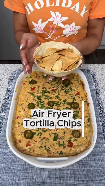 Crispy air fryer tortilla chips made easy