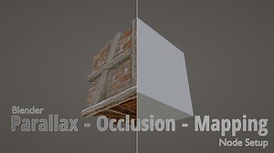Blender Parallax Occlusion Nodesetup