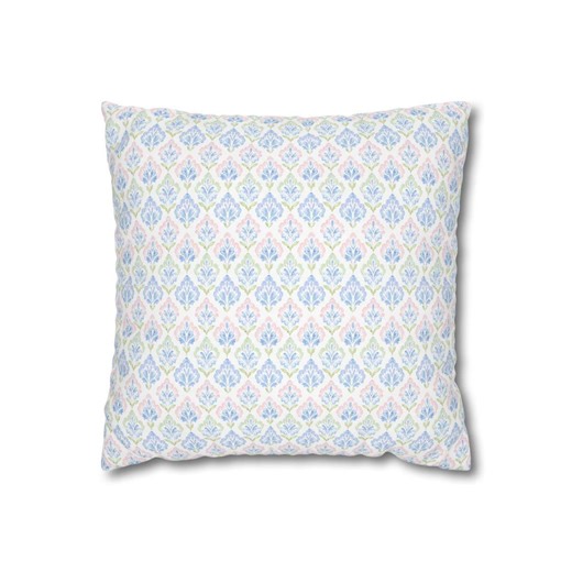 Blue Pastel Damask Pillow Cover, Decorative Cushion for Couch, Nursery or Dorm Decor, Floral Square Accent Pillow, Housewarming Gift - Etsy