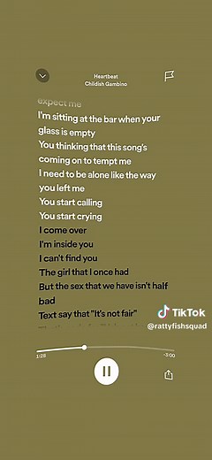 Childish Gambino Heartbeat Full Song Lyrics