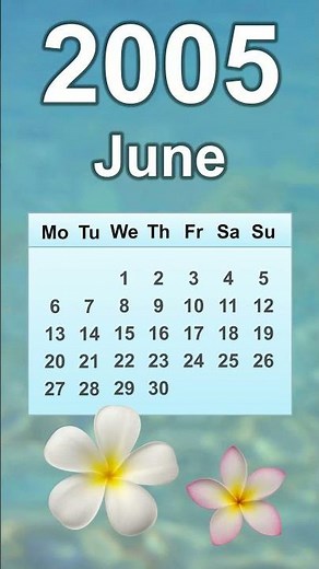 June 2005 Calendar