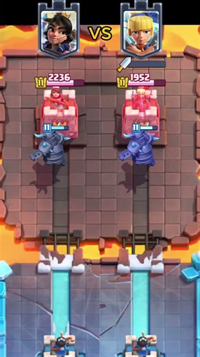 Princess vs Dagger Duchess #clashroyale #viral