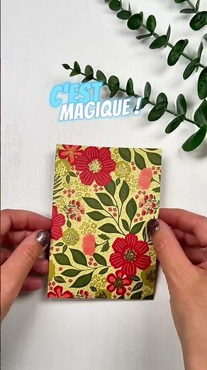 Embossage à chaud sur DSP #missscrap #stampinup #embossageachaud