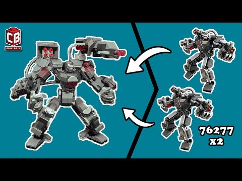 LEGO MECH War Machine Combined set 76277 x 2 Crix Brix Fusion Episode 4 #lego #crixbrix