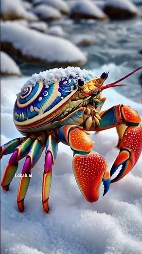 The Most Colorful Crab Ever!