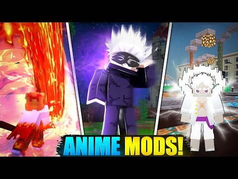 Top 3 New Anime Mods For MCPE 1.21.101+ 🔥| Best Anime Mods For Minecraft PE 😍