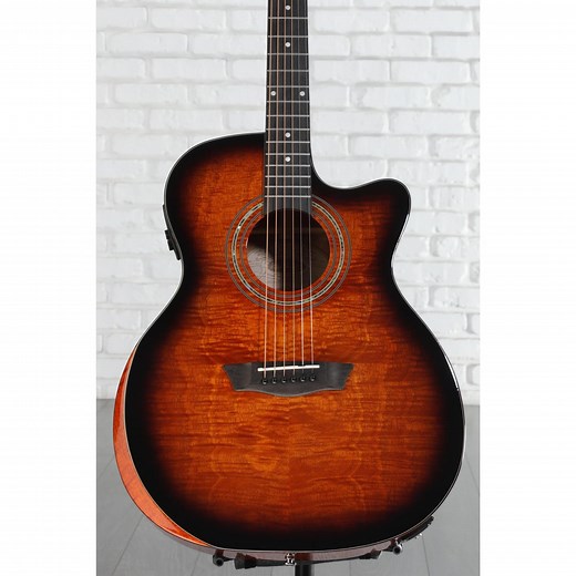 Washburn Comfort G12FCE Acoustic-electric Guitar - Sunburst