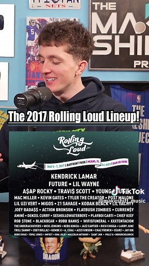 The Rolling Loud 2017 Lineup Was Stacked! #fyp #rap #rappers #music #rollingloud