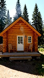 Could You Live in a One-Room Cabin Like This? This tiny one-room cabin is simple: four walls, a roof, and a bed. Yet for many, it’s all that’s needed to live close to nature. Perfect for minimal living, countryside escapes, and rustic lifestyles, cabins like this show how little we really need. Could you live here full-time? | Mountain Cabin