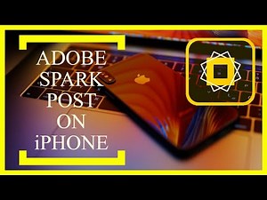 Adobe SPARK POST app on iPhone 2018